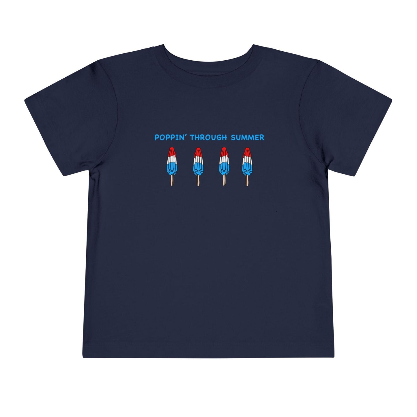 Popsicle Toddler Short Sleeve Tee Summer T-Shirt July 4th Shirts Red White and Blue