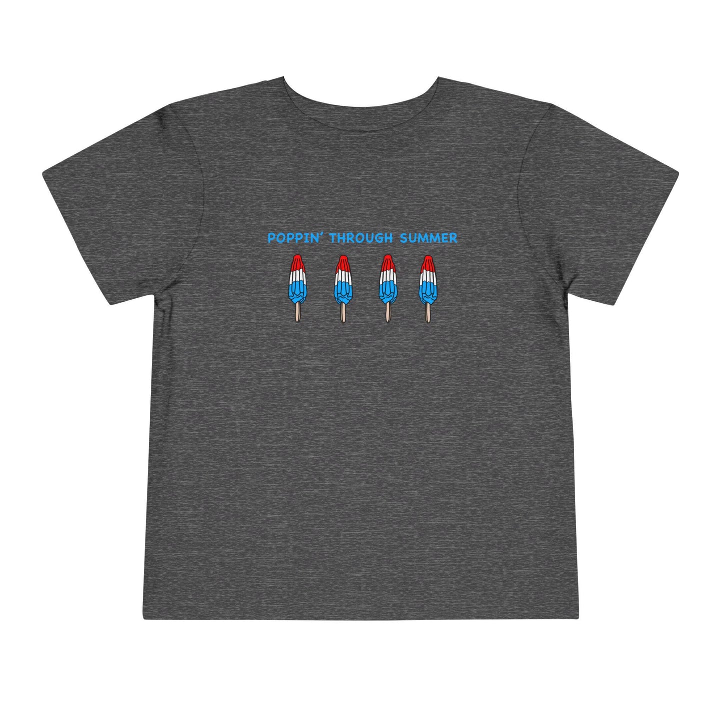 Popsicle Toddler Short Sleeve Tee Summer T-Shirt July 4th Shirts Red White and Blue